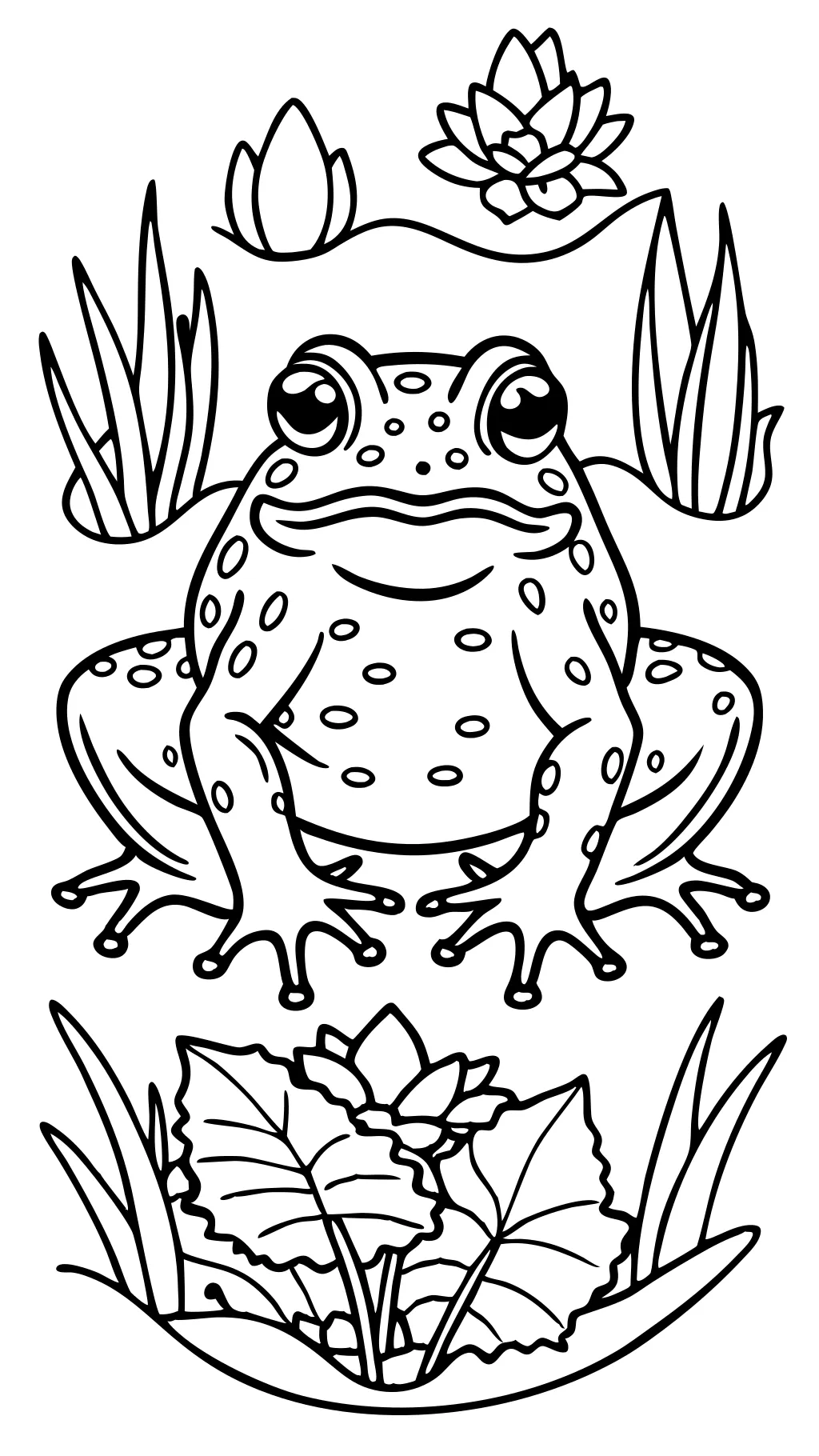 coloriage grenouille